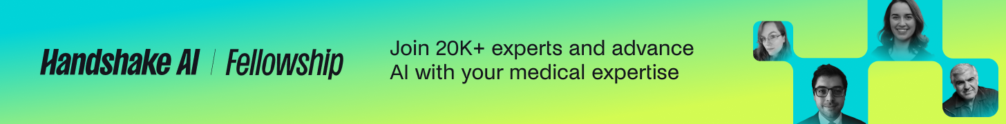 Join 20k+ experts to get paid to advance AI with your medical expertise!